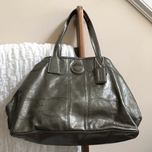 Gray Coach Purse